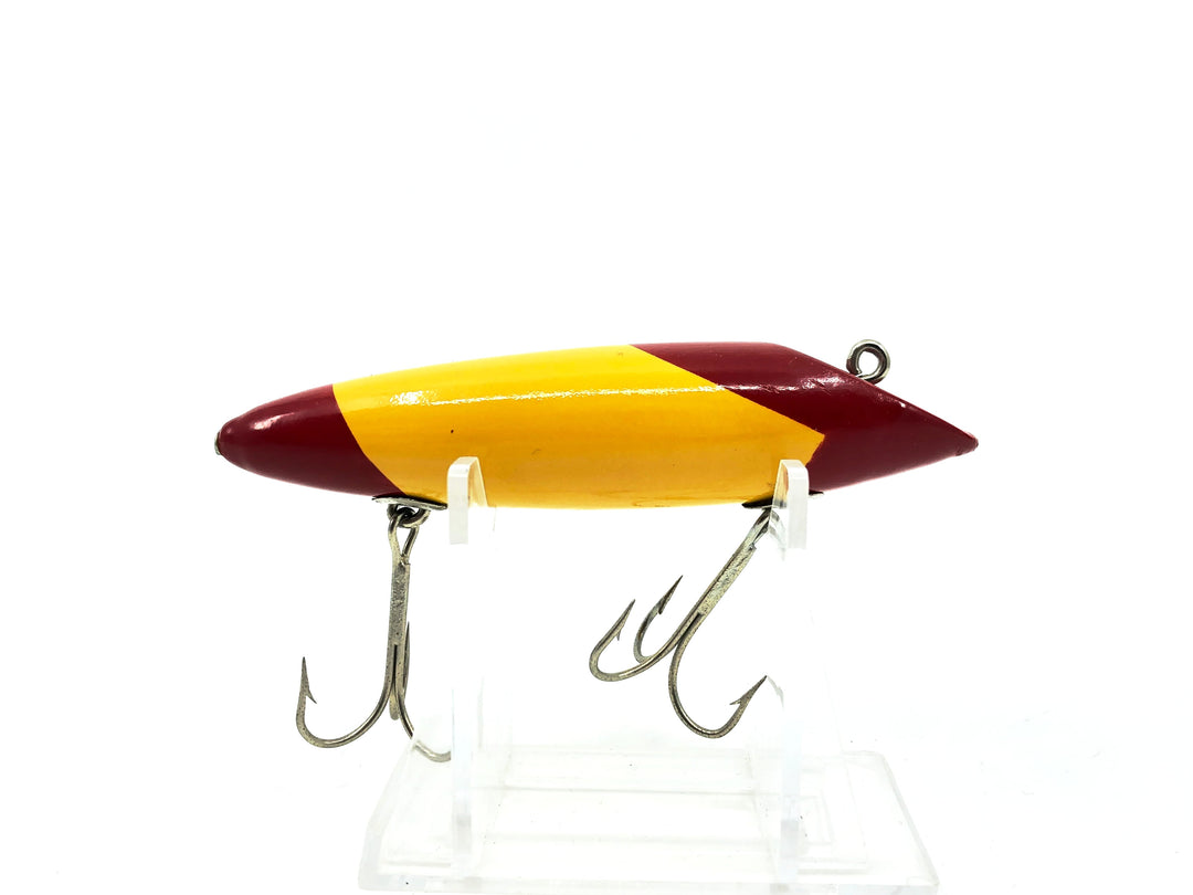 United States Athletic Co. Ketchall Wobbler, Repaint Yellow/Red Color