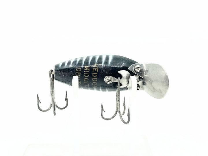 Heddon Midgit Digit River Runt Spook 9020, XBW Black Shore Minnow Color