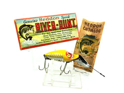 Heddon River Runt Spook Scoop Lip Go-Deeper D9110-XRY, Yellow Shore Minnow Color with Box/Catalogue