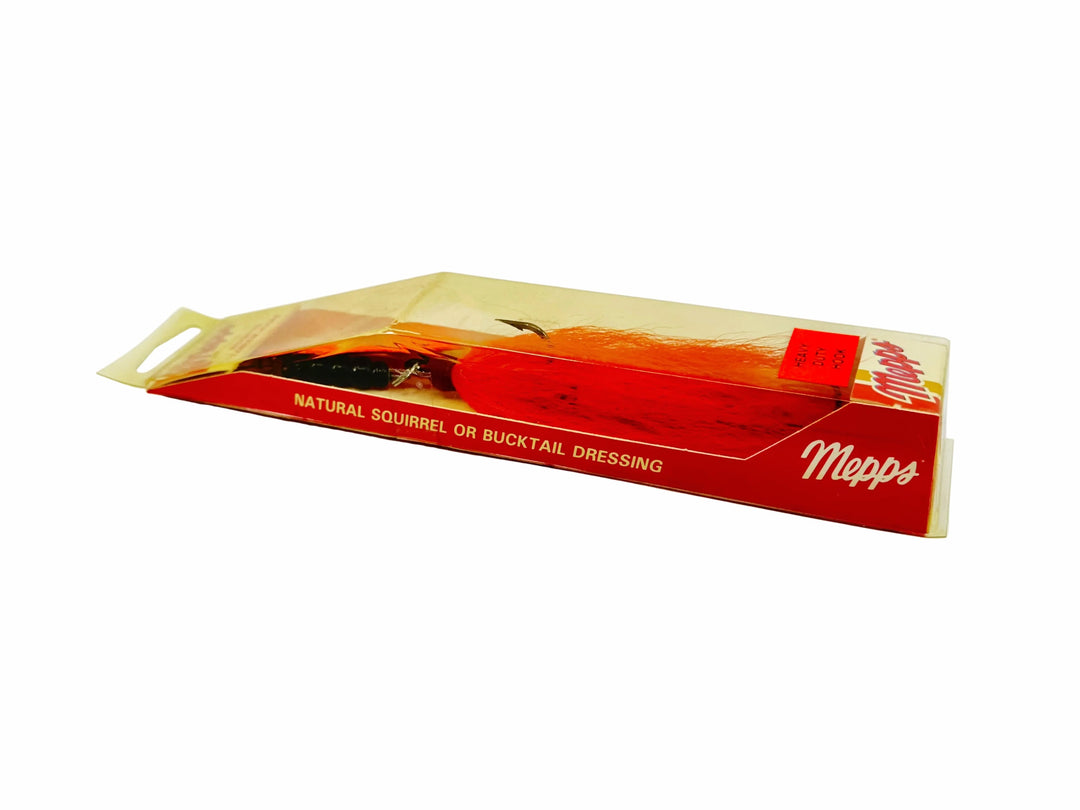 Mepps Giant Killer Tandem, Hot Orange Blade/Orange Bucktail