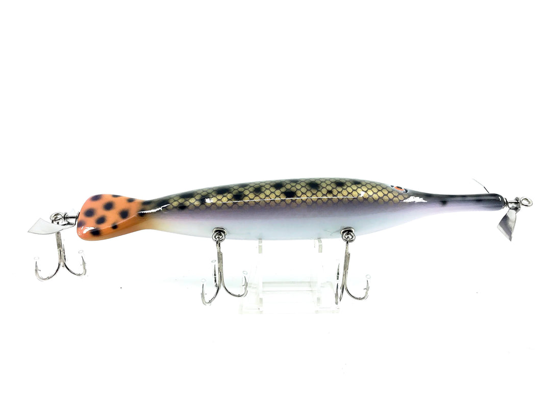 Chautauqua Topwater Magnum Gar, Brown Spotted Gar Color