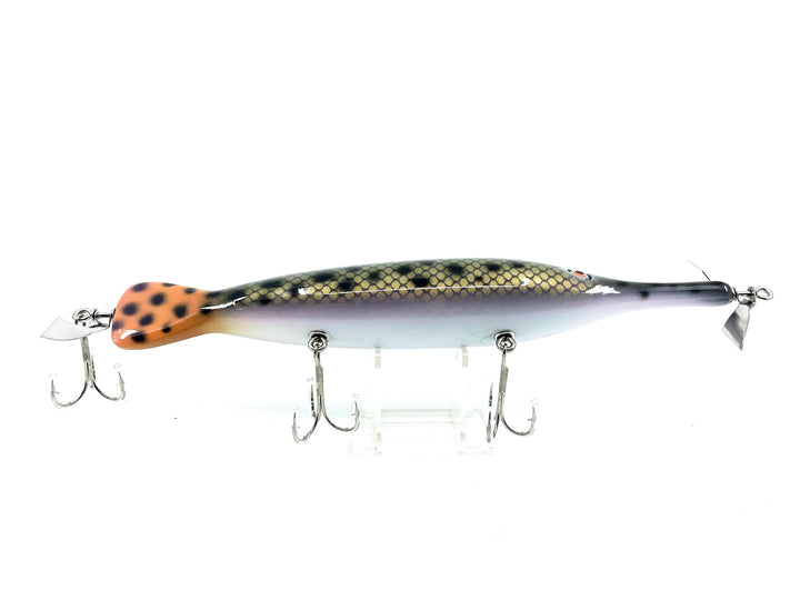 Chautauqua Topwater Magnum Gar, Brown Spotted Gar Color