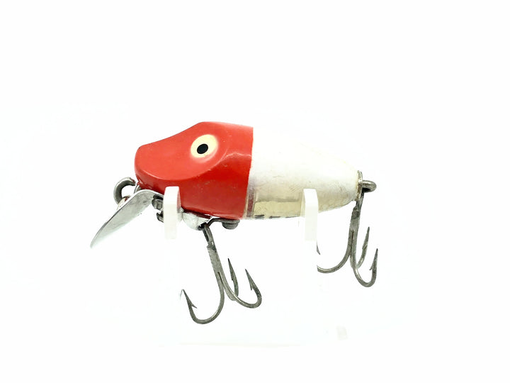 Heddon&nbsp;Midgit Digit River Runt Spook 9020, RH Red Head/White Color