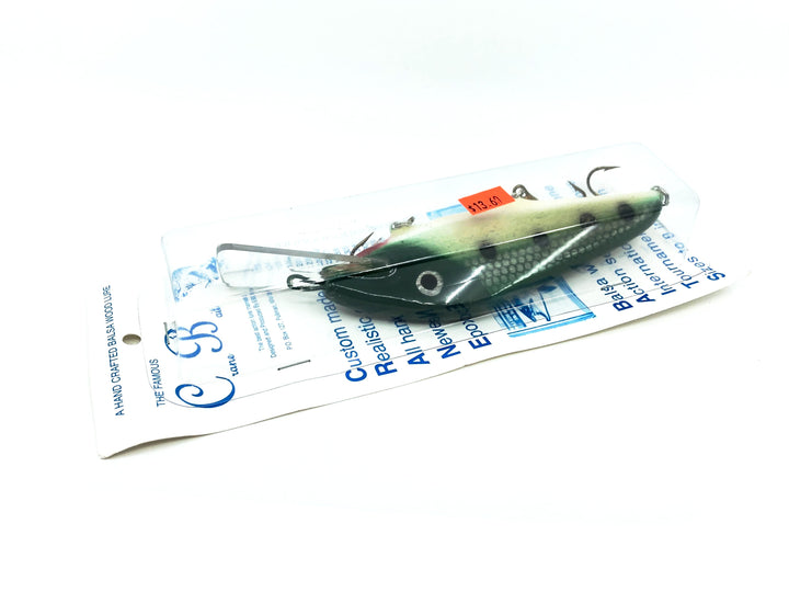 Crane 606 Musky Bait, Baby Bass Color, New on Card