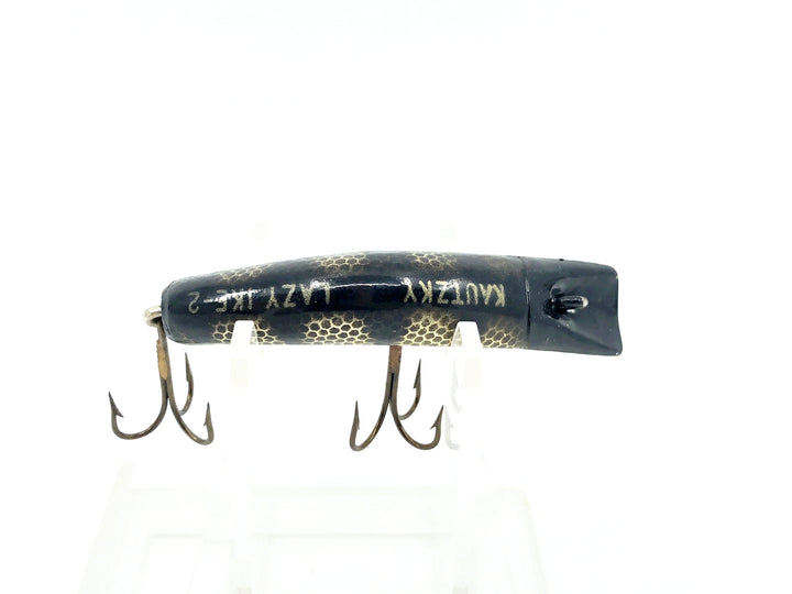 Kautzky Plastic Lazy Ike 2, KL2-MBLR Metallic Black Ribs Color