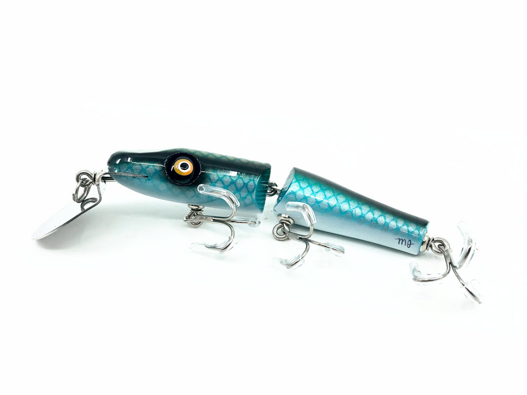 Chautauqua Custom Jointed Pikie Minnow, Jade Dragon Color