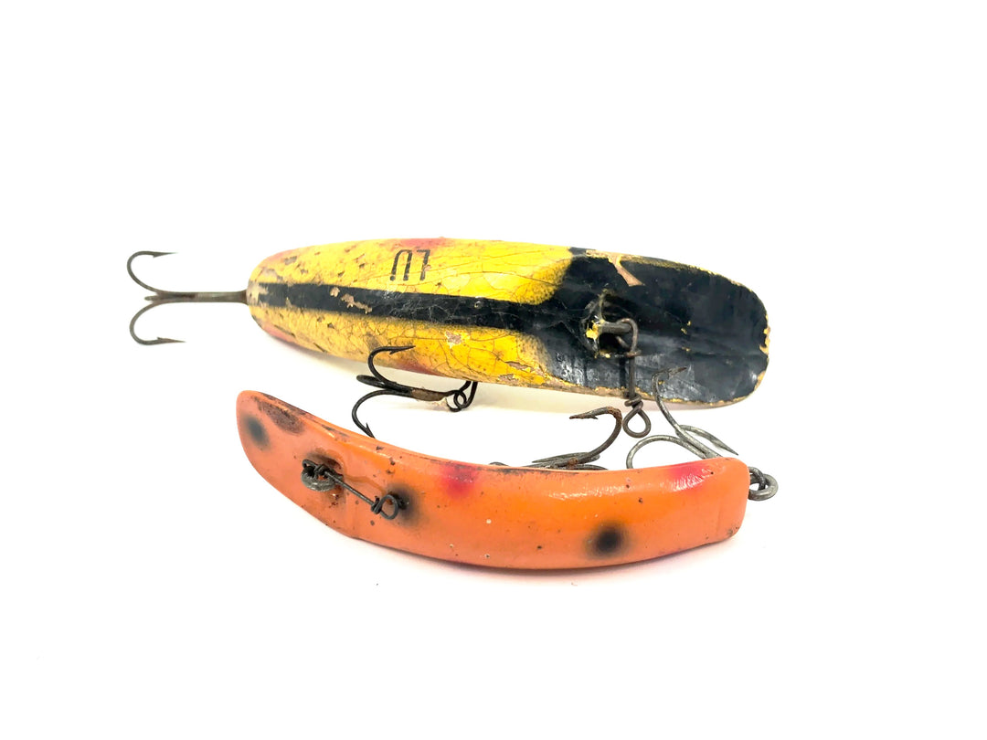 Helin Flatfish LU, Yellow/Black Stripe Color with an imitation Flatfish