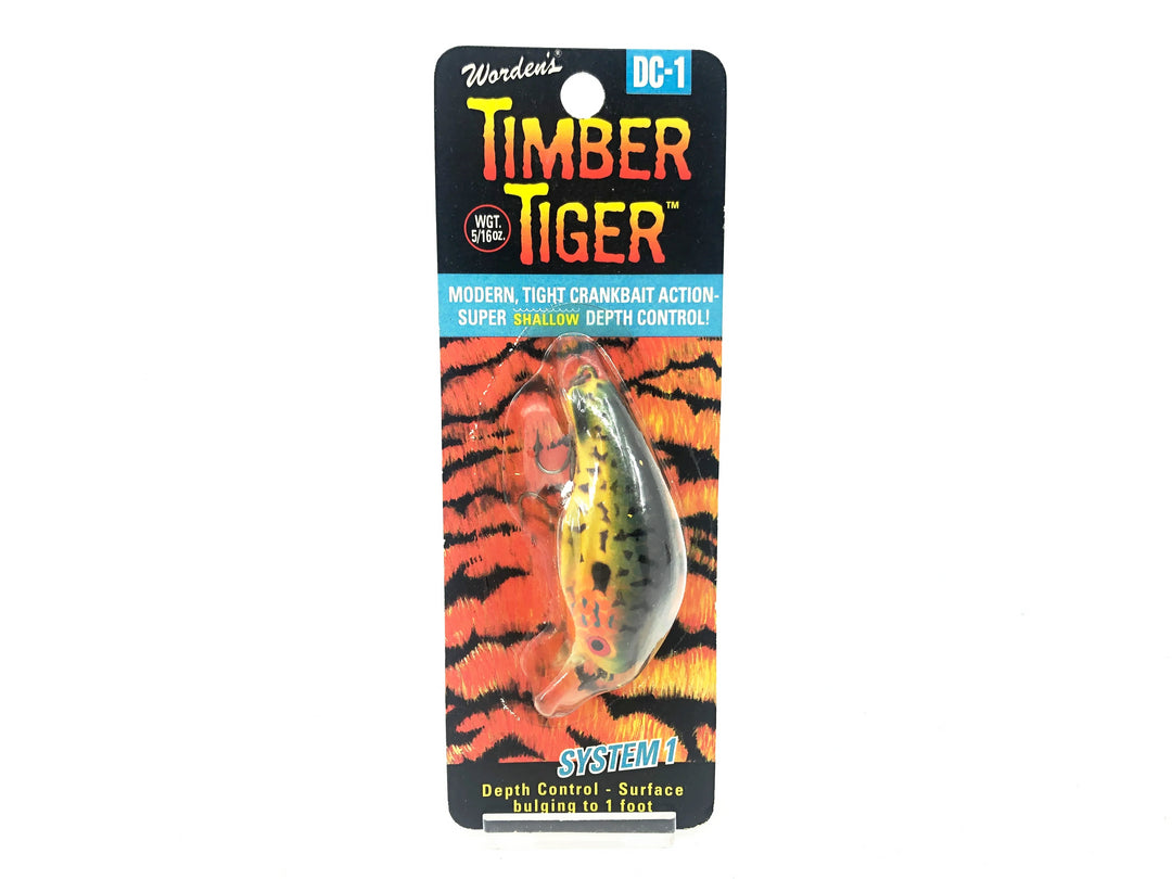 Timber Tiger Cub DC-1, #224 Worden's Pumpkin Seed Color on Card