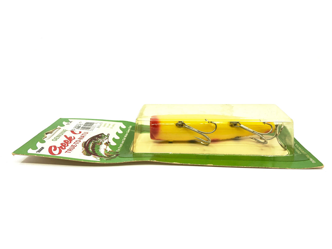 Creek Chub Darter 2000P, Yellow/Black &amp; Red Dots Color on Card