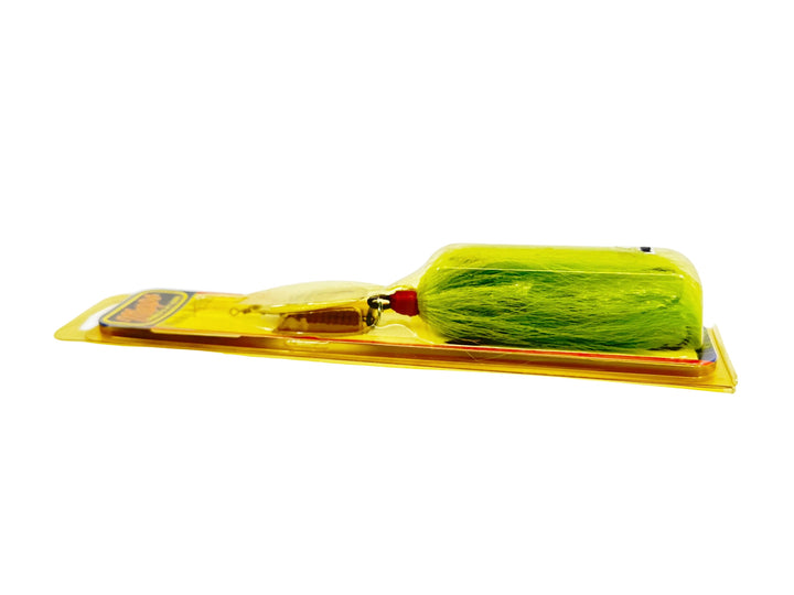 Mepps Tandem Musky Killer Spinner, Gold Blade/Chartreuse Bucktail Color