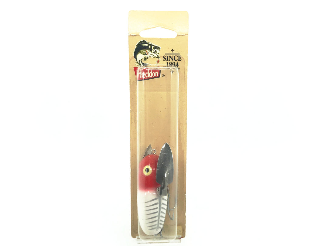 Heddon Crazy Crawler 9120, XRW Red &amp; White Shore Minnow Color with Card