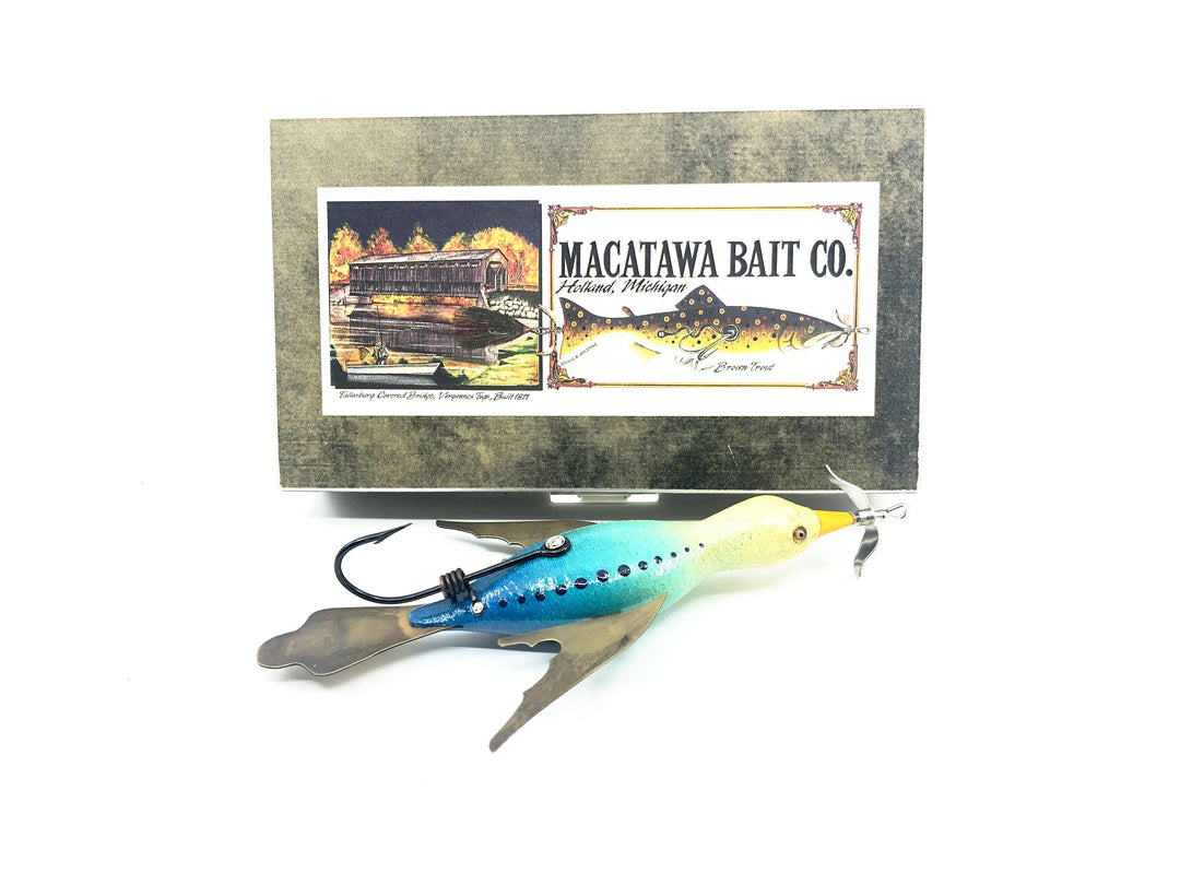 Macatawa Bait Co. Musky Bird, Blue Duck Color w/Box