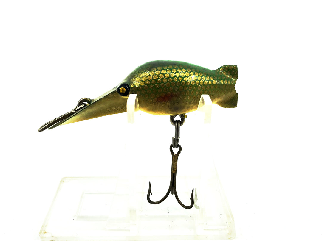 Luhr-Jensen Hot Shot M3, Gold Scale/Green Back Color