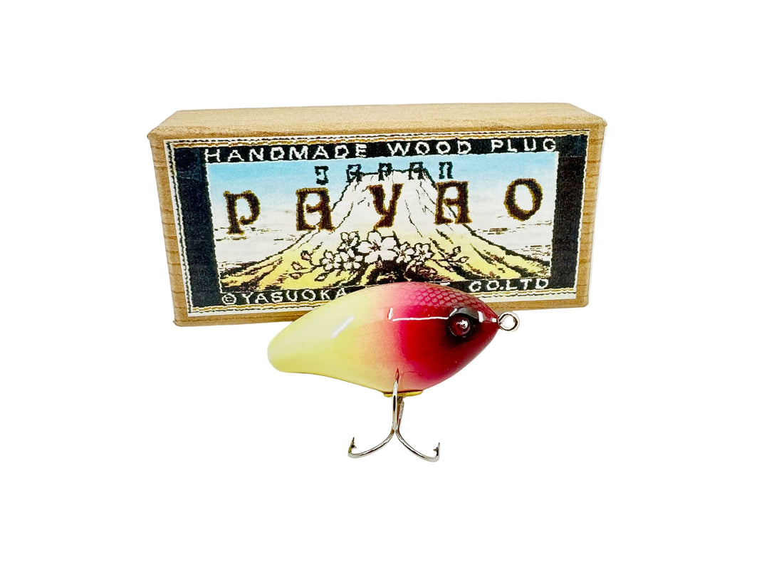 Yasuoka Marine Co. Payao Lure, Bean, RH Red Head/White Color w/Box