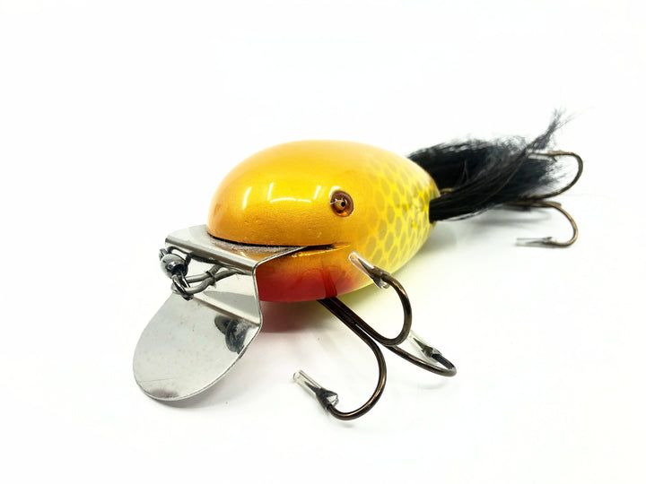 Musky Dan (XXX Lures) Giant Dingbat, Gold/Silver Scale w/Box & COA