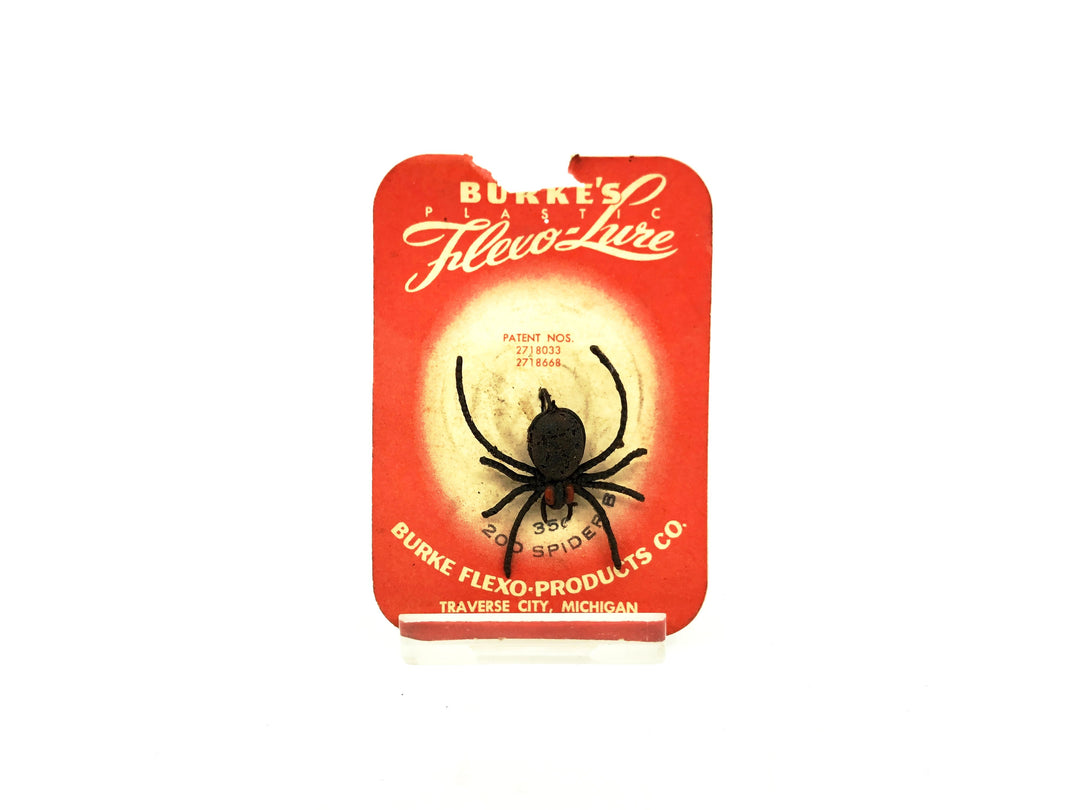 Burke No.200 Floating Panfish Spider, Black Color on Card