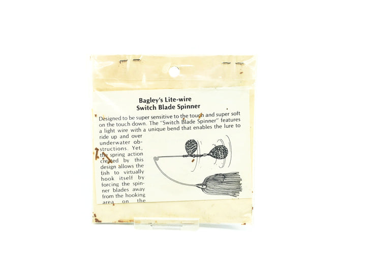 Bagley Switch Blade Spinner 1/4oz, Chartreuse Color