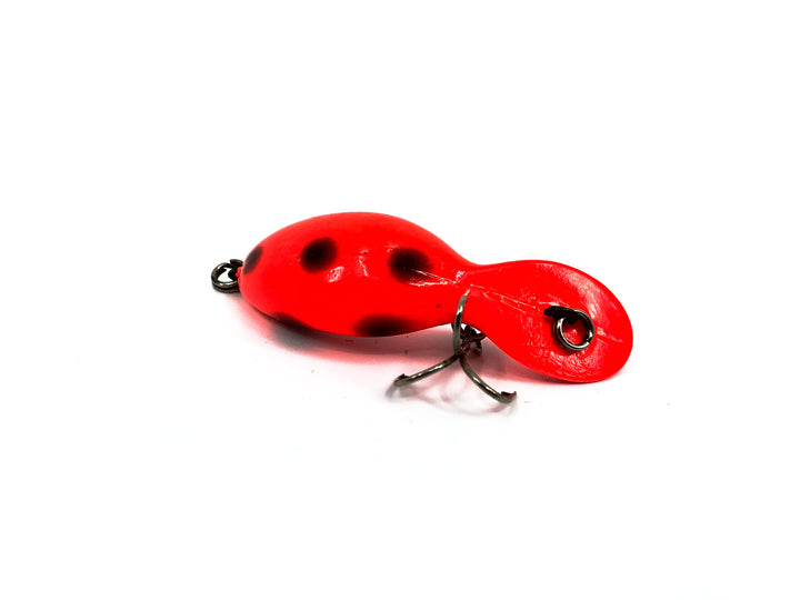 Heddon Tiny Tad, RFB Red Fluorescent/Black Color