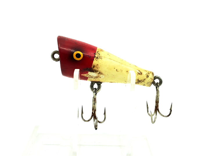 Paw Paw Baby Popper #1200, #04 White/Red Head Color