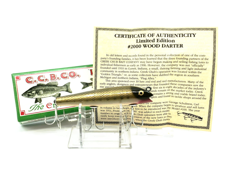 Creek Chub Wood Darter Limited Edition New in Box 2000W-PI