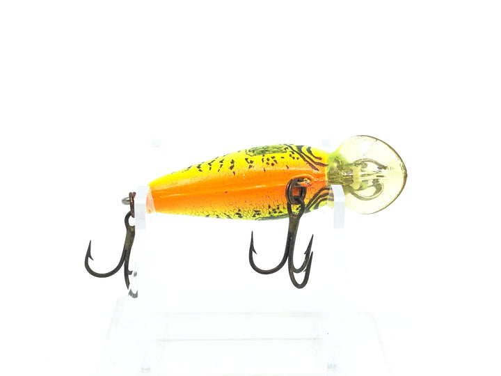 Bomber Model A 2A, XM7 Fire River Minnow/Orange Belly Color Screwtail - Older Design