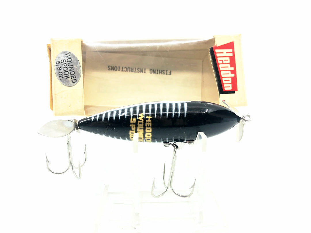 Heddon Wounded Spook 9140, XBW Black Shore Minnow Color w/Box