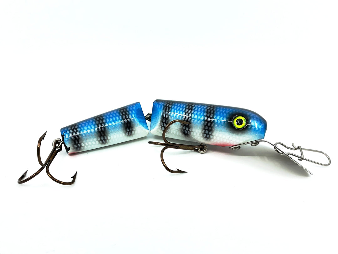 Leo-Lure, Leo-Minnow Jointed, Custom Color, Electric Perch