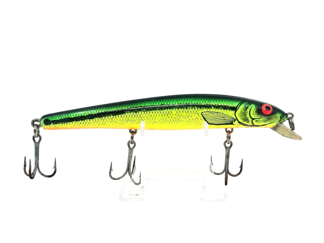 Bomber Magnum Long a 16A, XM7 Fire River Minnow/Orange Belly Color