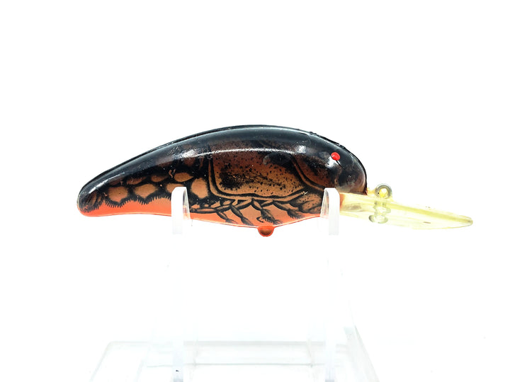 Bomber Model A 7A, XC4 Dark Brown Crawfish/Orange Belly Color Screwtail