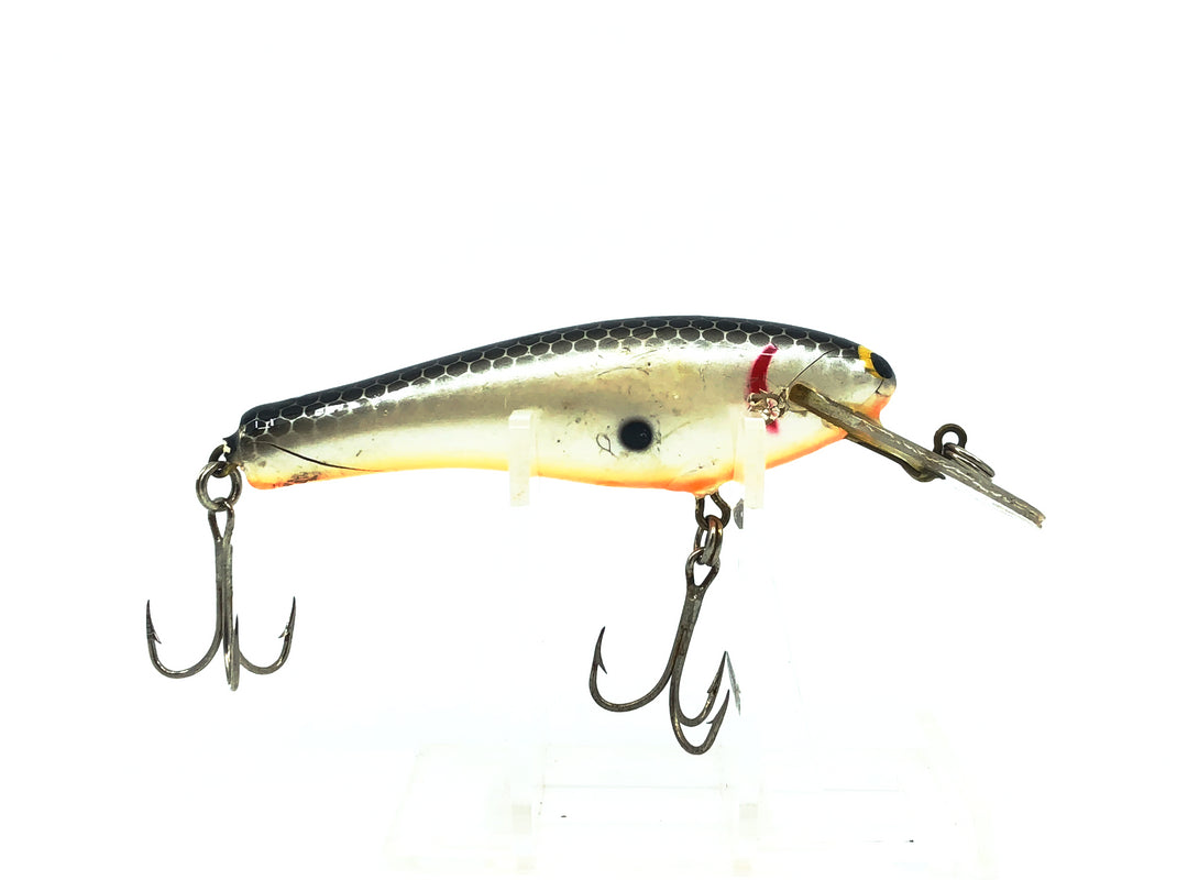 Bagley Diving Bang-O-B DBO3, #04 Black on White Shad Color