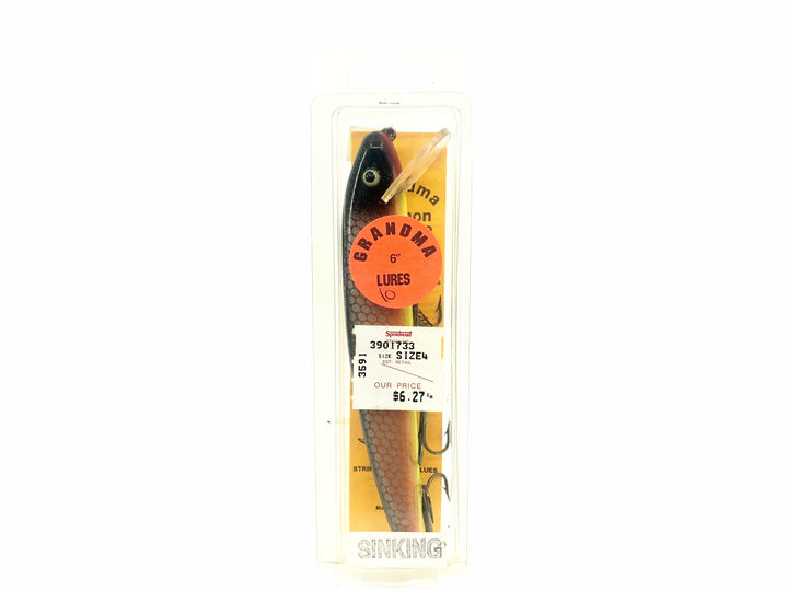 Grandma Sinking Classic 6", Red Silver Scale Color on Card