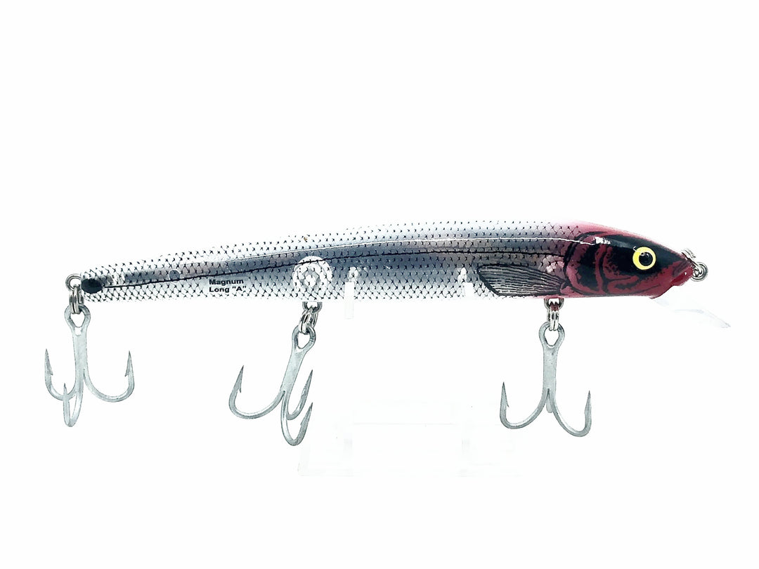 Bomber Magnum Long a 16A, XSI04 Silver Flash/White Back/Red Head Color