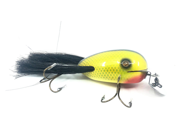 Musky Dan (XXX Lures) Giant Dingbat 3 7/8", Gold Scale/Black Back w/COA