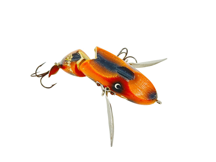 Hi-Fin Hawg Buster Jointed Creeper, Orange/Black Dots Color