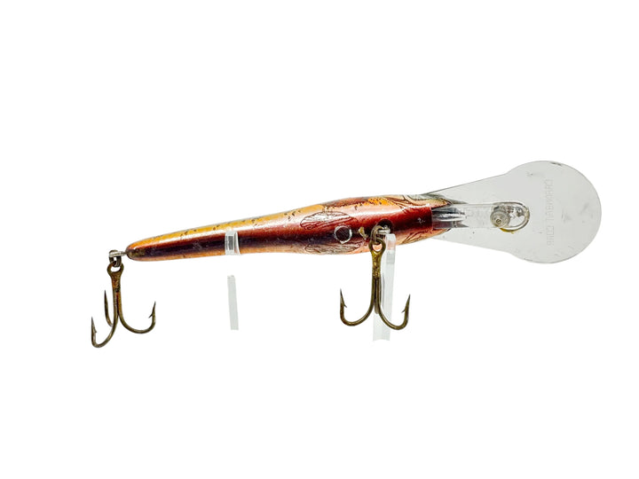 Crankbait Corp Fingerling 5" Size, #24-FF Perch - Chrome back/Orange belly w/Black Stripe
