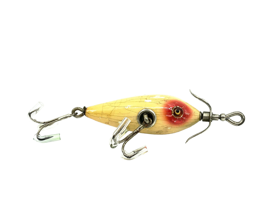 Heddon Dowagiac Minnow No. 20 Series, RET Red Eye/White Body Color
