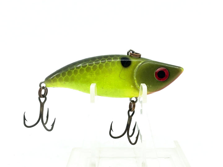 Mann’s Premium Rat’lin Shad, Chartreuse/Green Color