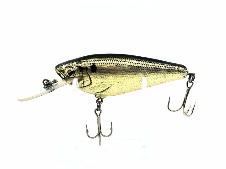 Bagley Small 4DSF3 Small Fry Shad, BG Black on Gold Foil Color