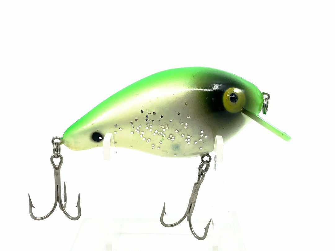 Roger's Big Jim, Fluorescent Green/Silver Flitter Color