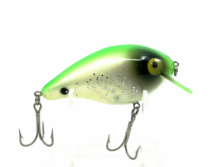 Roger's Big Jim, Fluorescent Green/Silver Flitter Color