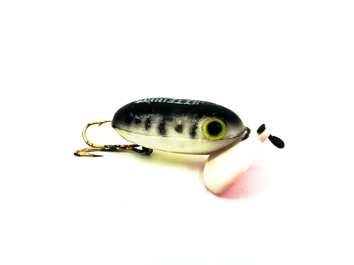 Arbogast Jitterbug 1/8oz Flyrod, Coachdog Color, Plastic lip-Styrofoam Body