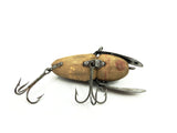 Heddon Wooden Crazy Crawler 2100 Flocked, GM Grey Mouse Color