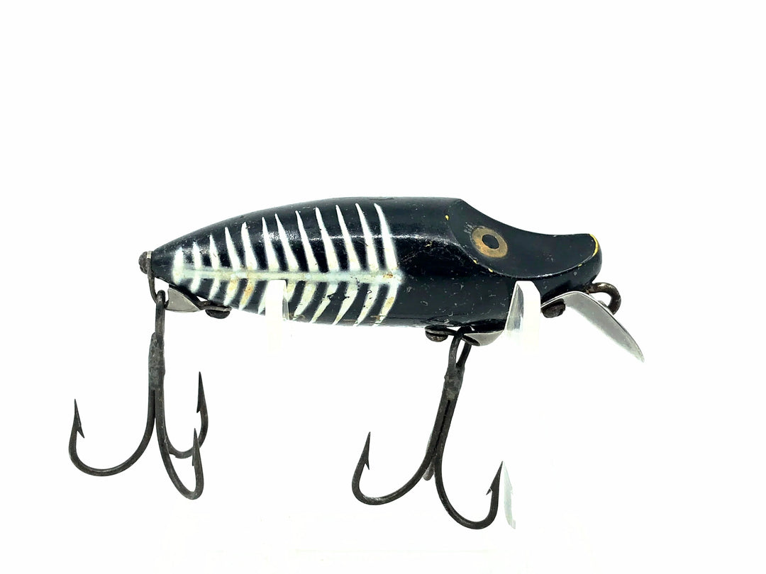 Heddon River Runt Spook Sinker 9110, XBW Black Shore Color
