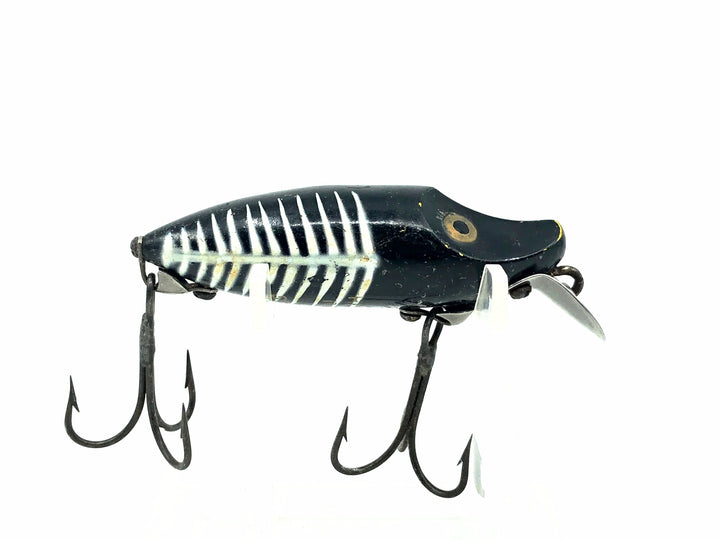 Heddon River Runt Spook Sinker 9110, XBW Black Shore Color