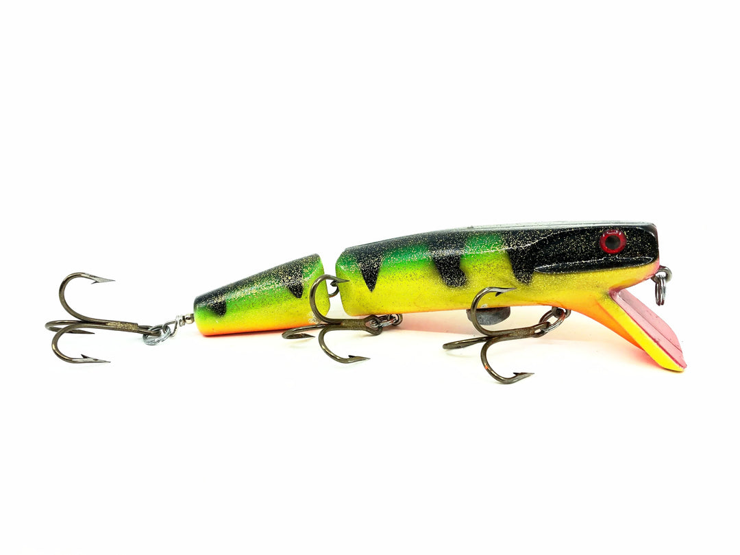 Drifter Tackle 6" Jointed Muskie Stalker, Fire Tiger Color