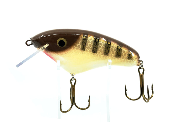 Crane 105 Musky Bait, Brown Perch/White Belly Color