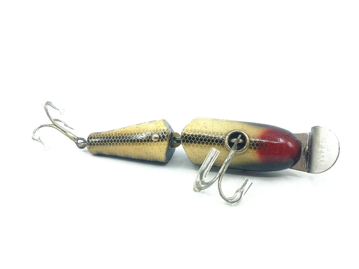 Creek Chub Wooden 2700 Baby Jointed Pikie Minnow, #33 Black Scale Color