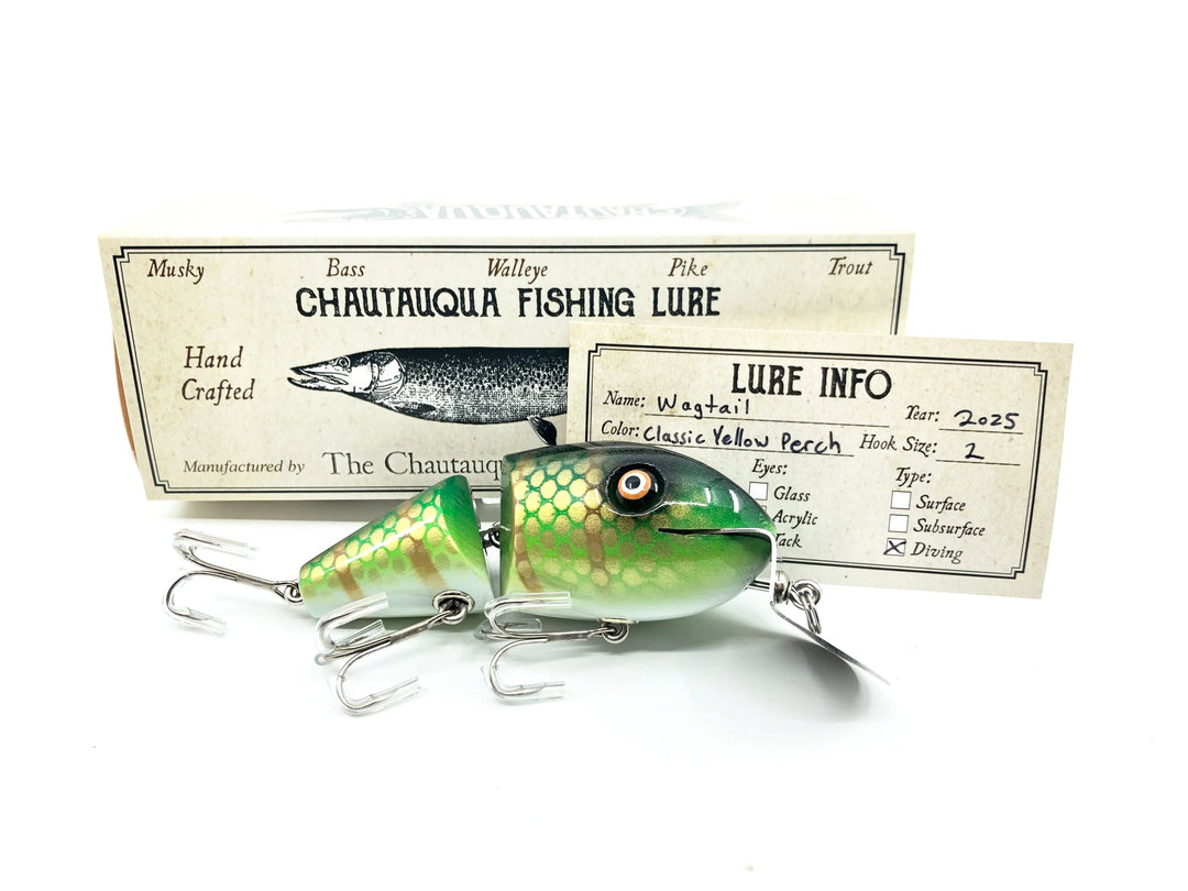 Chautauqua Wagtail, Classic Yellow Perch Color