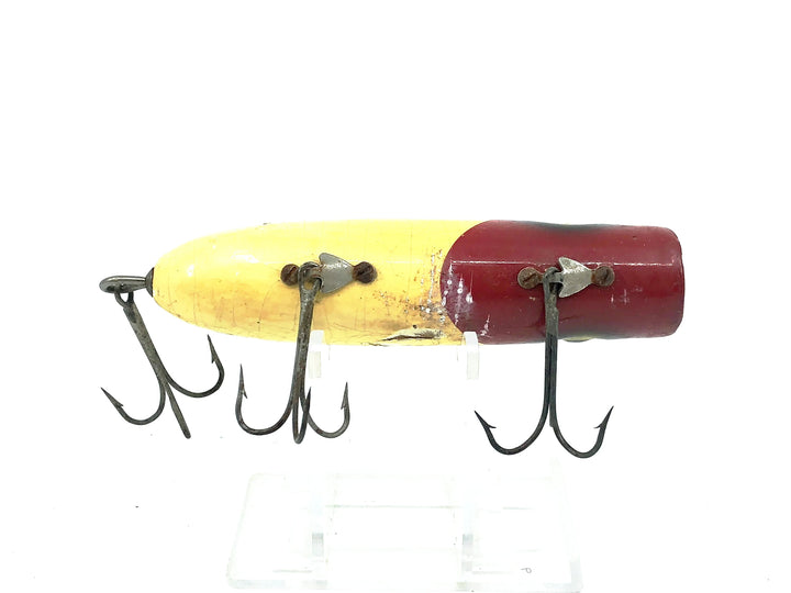 South Bend Bass-Oreno, White/Red Arrowhead Color-Pressed Eyes