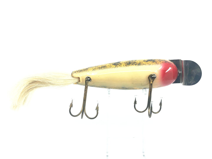 Musky Dan (XXX Lures) Giant Dinger, Speckled Yellow Frog w/Box & COA